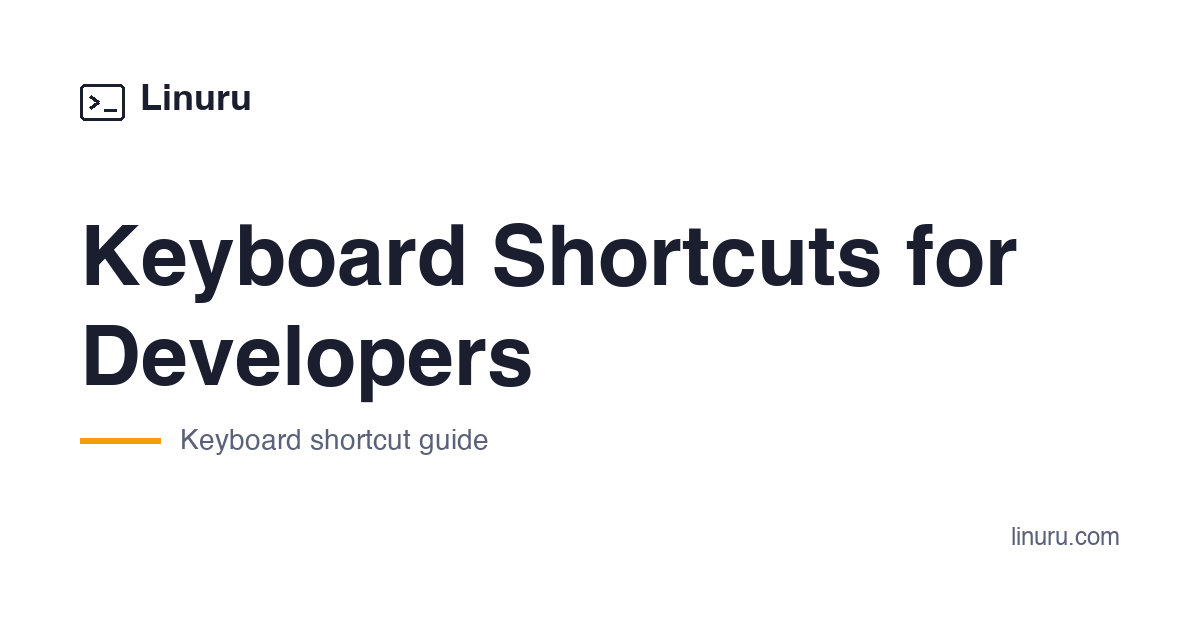 Keyboard Shortcuts for Developers: VS Code, Cursor, GitHub & AI | Linuru